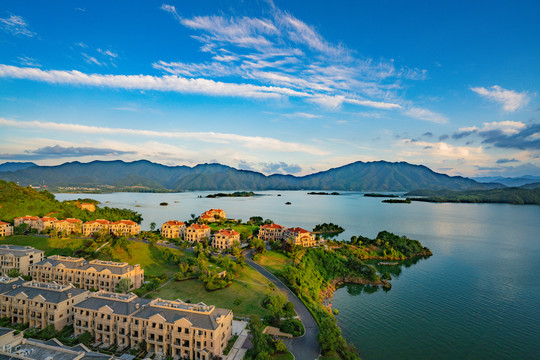 湖景排屋别墅住宅区