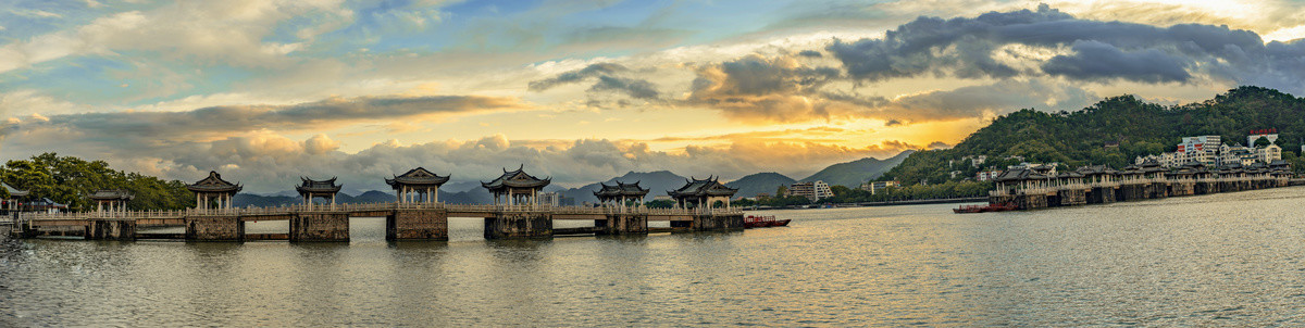 潮州广济桥高清全景图