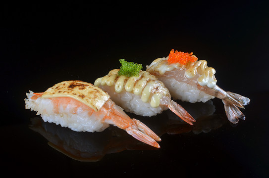 虾三味寿司