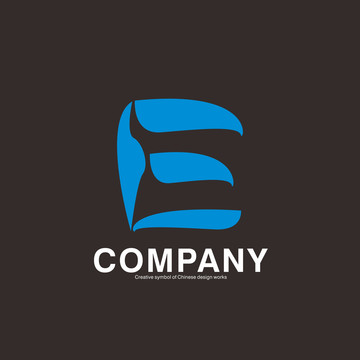 E字母标志logo