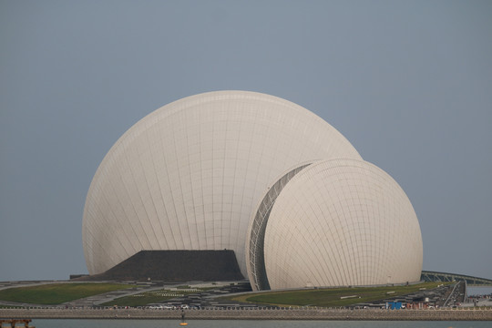 珠海情侣路珠海日月贝风光景色