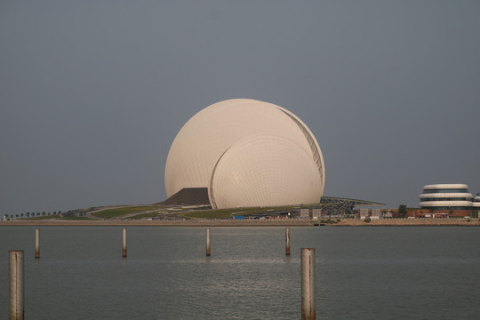 珠海情侣路珠海日月贝风光景色