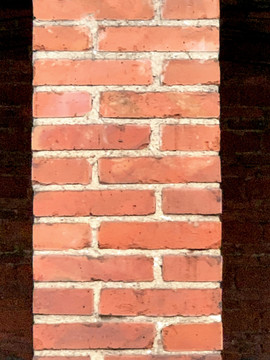 红砖柱子