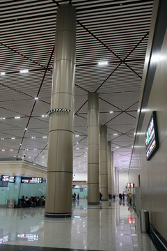 哈尔滨机场航站楼出发大厅