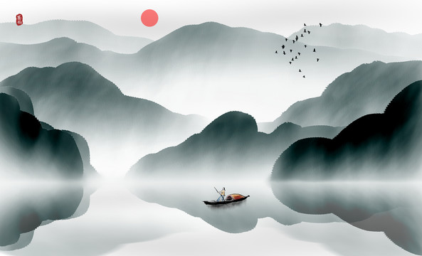 山水画