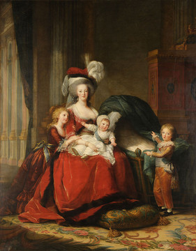 勒布伦安托瓦内特和她的孩子们
