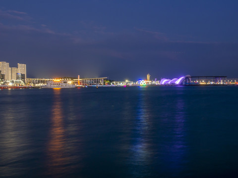 青岛海滨夜景