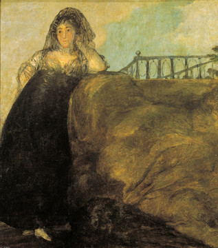 戈雅女性油画