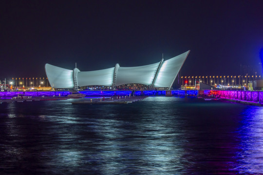 青岛海滨夜景