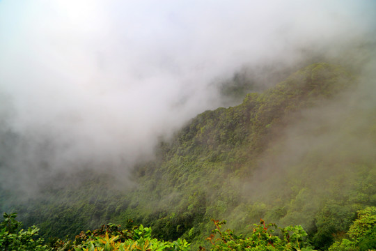 雾漫群山