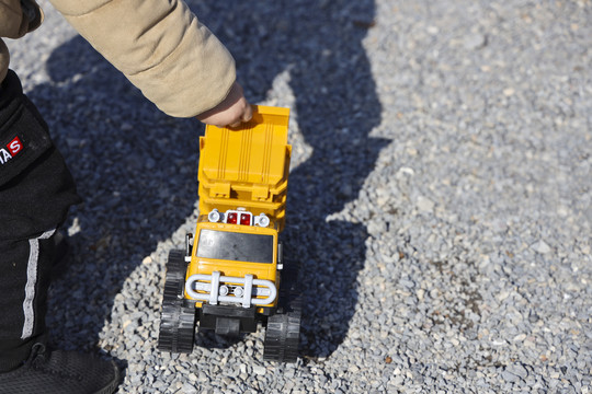 儿童手拎工程车辆玩具