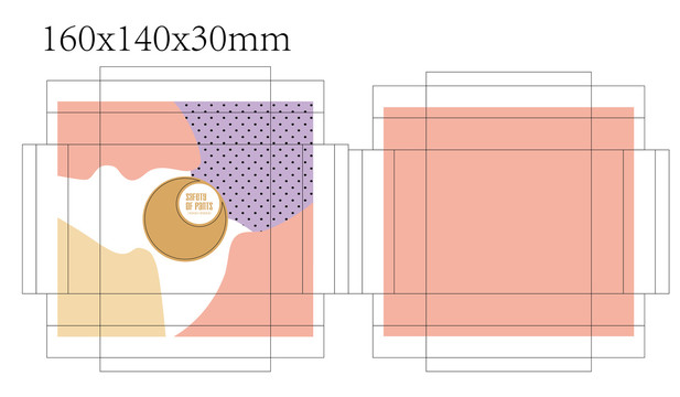 安全裤内裤盒子包装设计