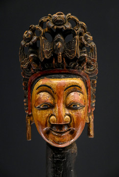 中国古代民间戏剧面具
