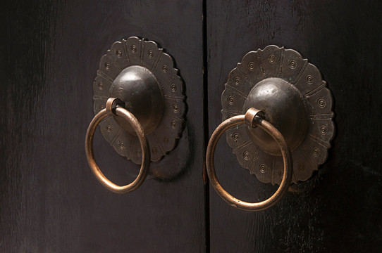 门扣铜环