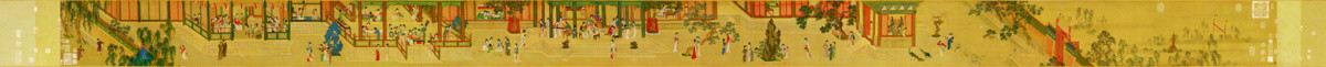 仇英汉宫春晓画芯