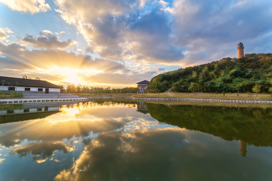 浙江大学舟山校区校园建筑风景