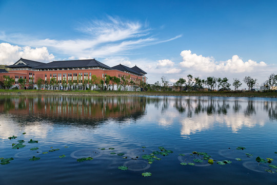 浙江大学舟山校区校园风景建筑