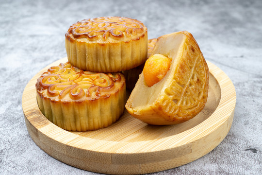 传统节日八月十五中秋节月饼素材