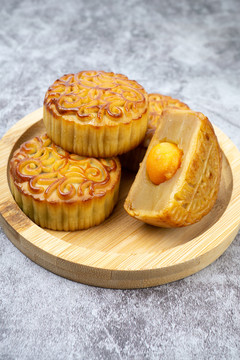 传统节日八月十五中秋节月饼素材
