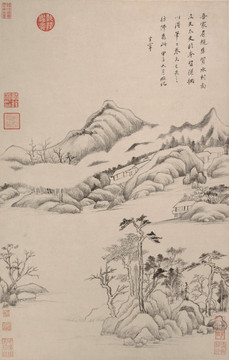 董其昌仿古山水册