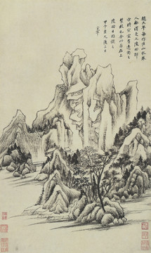 董其昌仿古山水