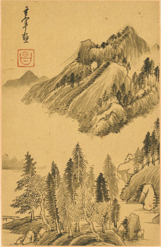 董其昌山水画