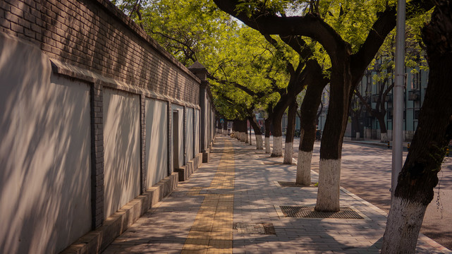 中国北京历史建筑摄影东交民巷