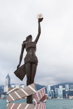 香港星光大道金像奖女神雕像
