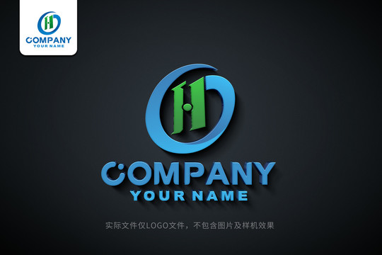 HD字母标志DH