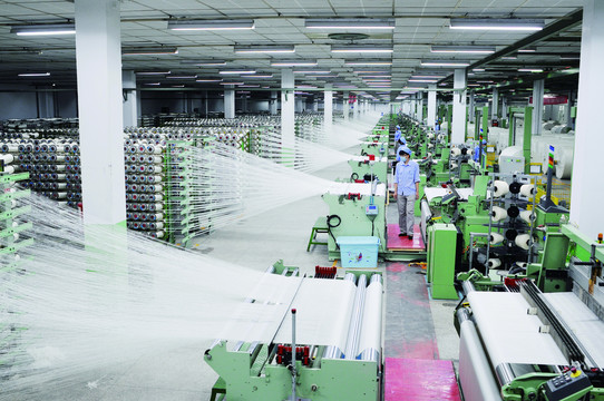 工业丝帘子布生产