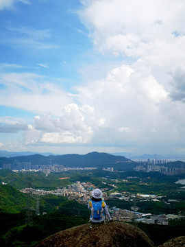 登山观景