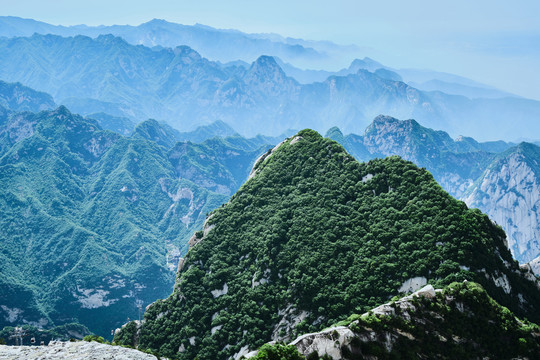 花岗岩的华山