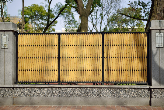 竹子篱笆围墙
