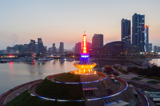 日照城市夜景