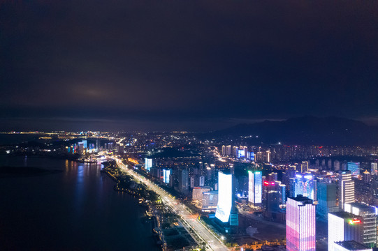 青岛西海岸夜景