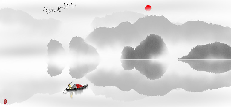 山水画