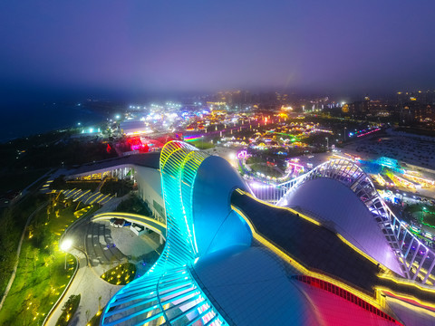 青岛城市夜景