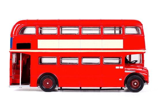 红色双层巴士