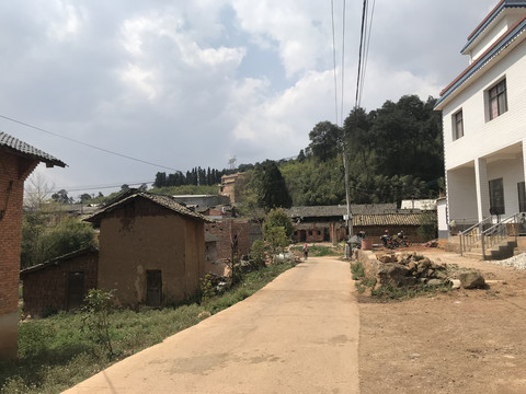乡村农村民居建筑老照片