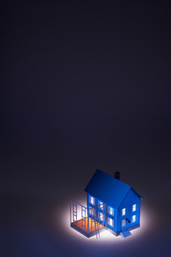 房屋照明模型照片