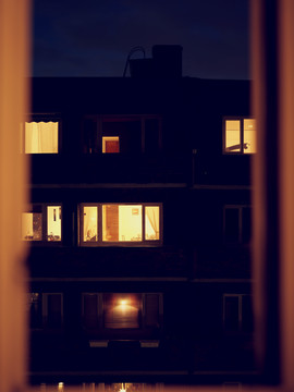 公寓夜景