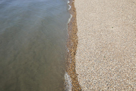 印度鹅卵石海滩
