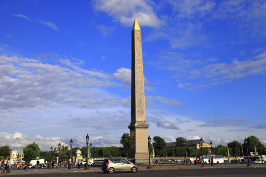 法国巴黎协和广场石碑