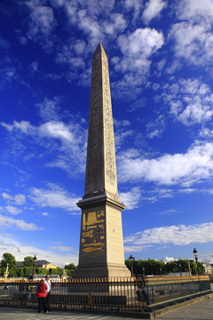 法国巴黎协和广场石碑