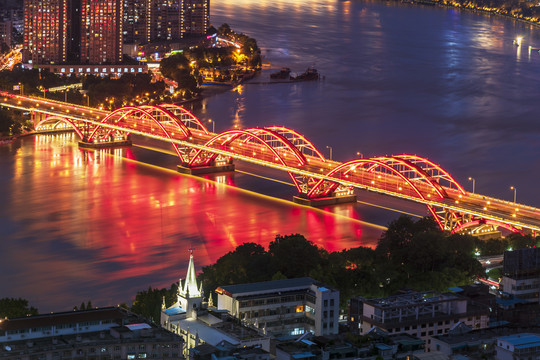 柳州文惠桥夜景