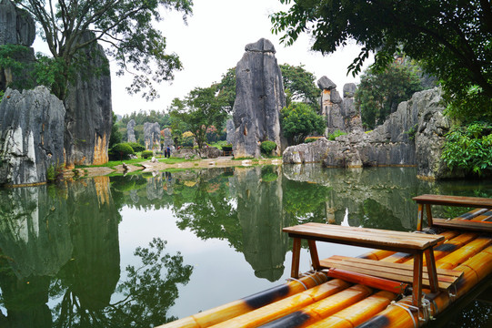 昆明小石林风景