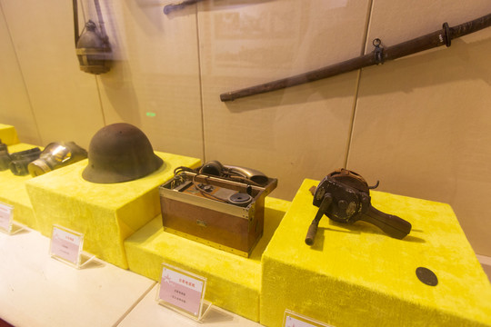 广东湛江博物馆日军电话机