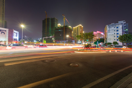 广东湛江恒怡湾花园夜景