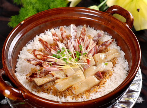 板鸭腊味焗饭