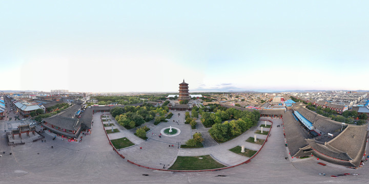 木塔全景vr